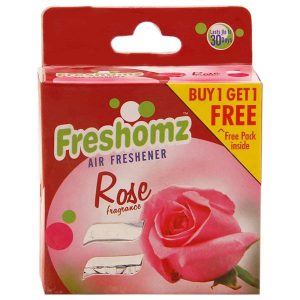 Freshomz Rose Air Freshener Block 50 g (Buy 1 Get 1 Free)