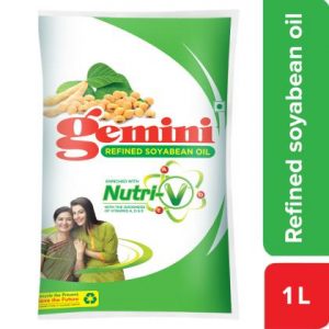 Gemini Refined Soyabean Oil 1 L