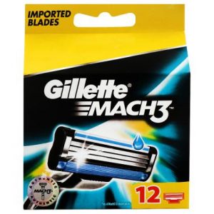 Gillette Mach3 Shaving Cartridge 12 pcs