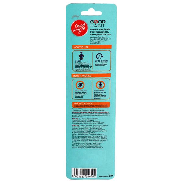 Good Knight Citrus Fabric Roll On 8 ml - Image 4
