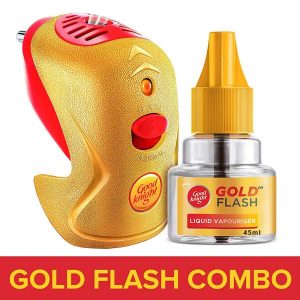 Good Knight Gold Flash Mosquito Repellent Machine + Refill 45 ml