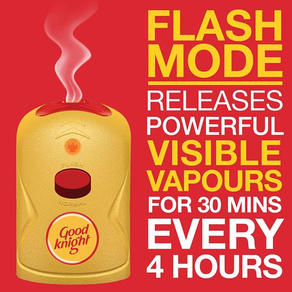 Good Knight Gold Flash Mosquito Repellent Machine + Refill 45 ml - Image 6