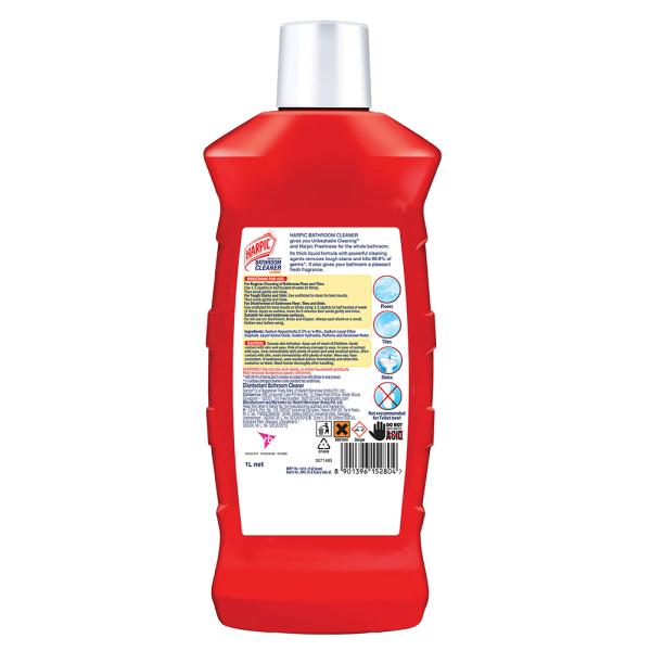 Harpic Lemon Disinfectant Bathroom Cleaner 1 L - Image 13