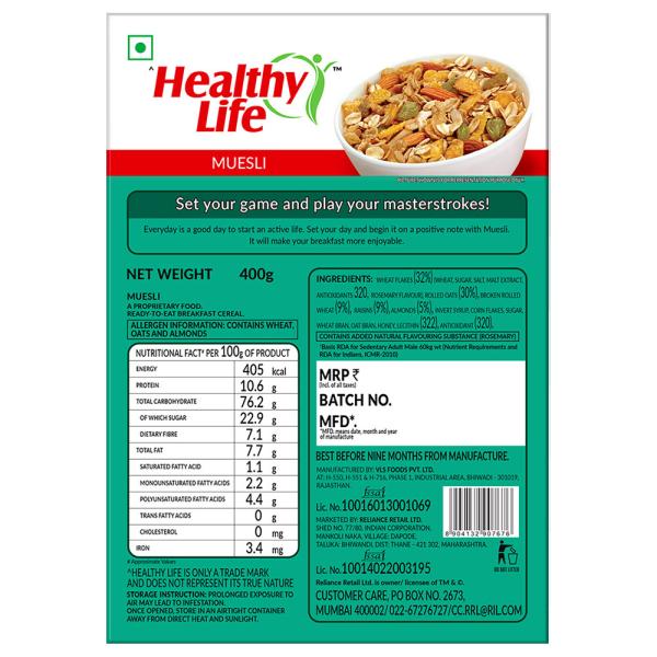 Healthy Life Muesli 400 g - Image 2