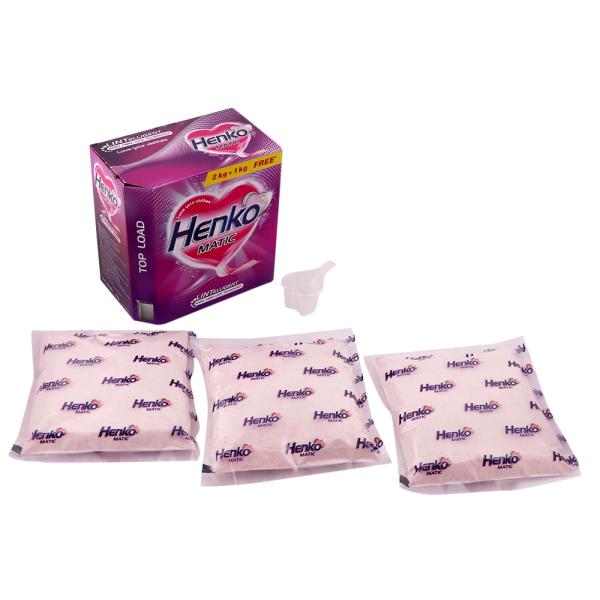 Henko Matic Top Load Detergent Powder 2 kg (Get Extra 1 kg Free) - Image 5