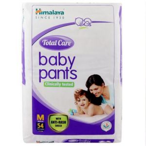 Himalaya Total Care Baby Pants (M) 54 count (5- 11 kg)