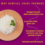 India Gate Bemisal Premium Shahi Pakwan Rice 1 kg - Image 4
