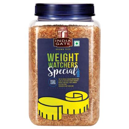 India Gate Weight Watchers Special Brown Rice 1 kg - Image 2
