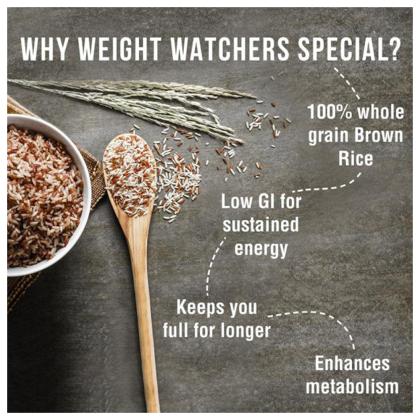 India Gate Weight Watchers Special Brown Rice 1 kg - Image 4