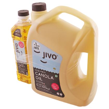 Jivo Cold Pressed Canola Oil 5 L - Image 3