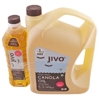 Jivo Cold Pressed Canola Oil 5 L - Image 4