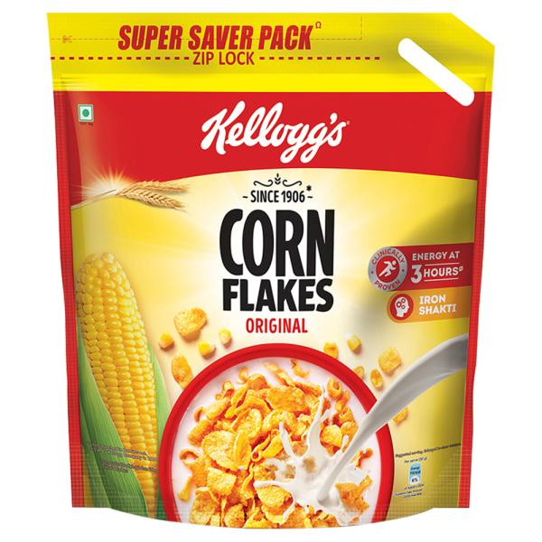 2 x Kelloggs Corn Flakes Breakfast Cereal Corn Toasted Golden Flake of Corn  150g