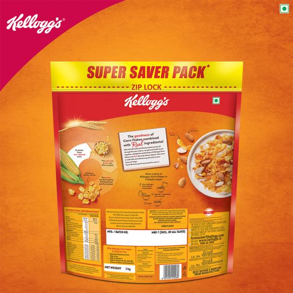 Kellogg's Corn Flakes With Real Almond & Honey 1 kg - Image 2