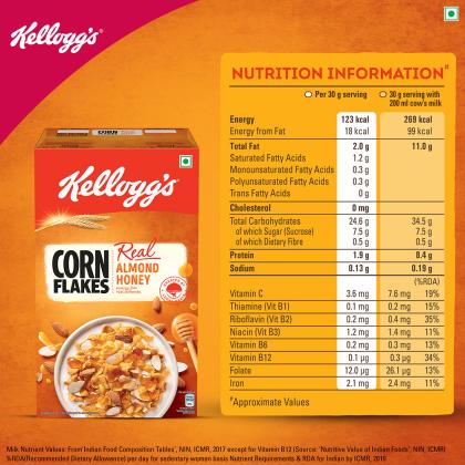 Kellogg's Corn Flakes With Real Almond & Honey 650 g - Image 7