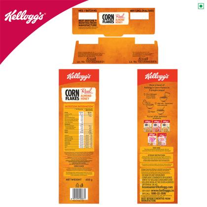 Kellogg's Corn Flakes With Real Almond & Honey 650 g - Image 6