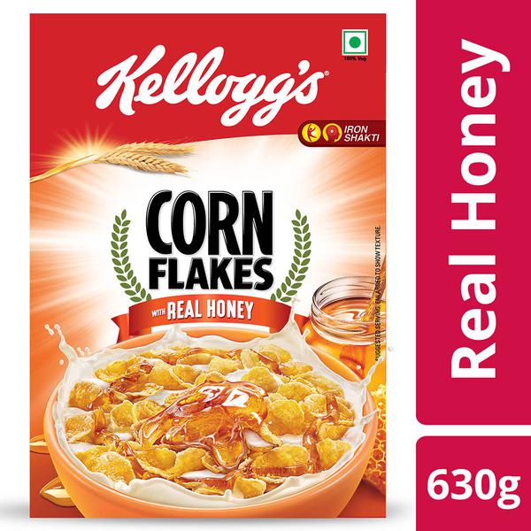 Kellogg's Corn Flakes With Real Honey 630 g