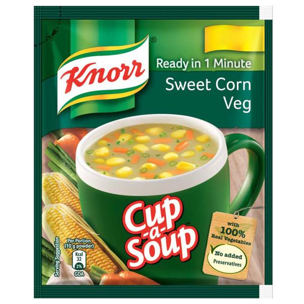 Knorr Sweet Corn Veg Instant Cup-a-Soup 12 g (Pouch) - Image 13