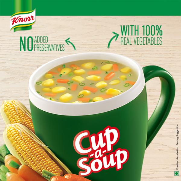 Knorr Sweet Corn Veg Instant Cup-a-Soup 12 g (Pouch) - Image 11