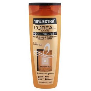 L'Oreal Paris 6 Oil Nourish Nourishing Scalp + Hair Shampoo 360 ml