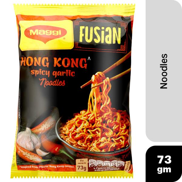 Maggi Fusian Hong Kong Spicy Garlic Instant Noodles 73 g (Pouch