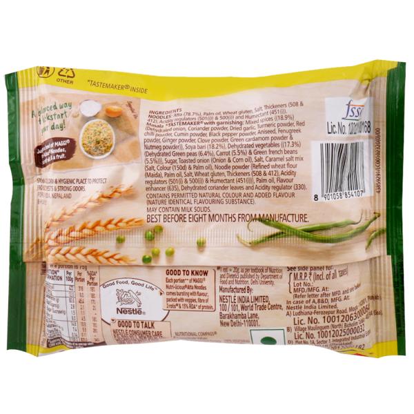 Maggi Nutri-licious Masala Instant Veg Atta Noodles 72.5 g - Image 2