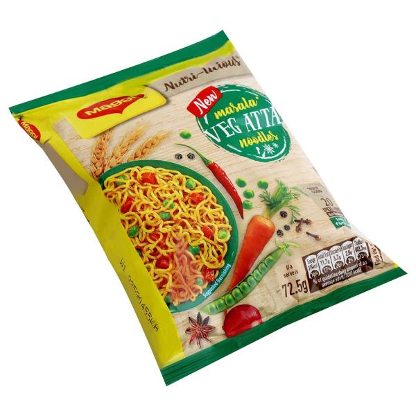 Maggi Nutri-licious Masala Instant Veg Atta Noodles 72.5 g - Image 3