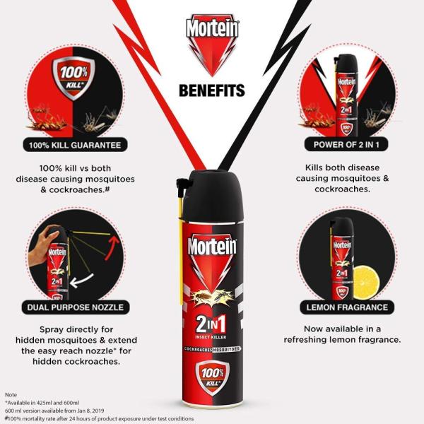 Mortein 2-in-1 All Insect Killer Spray 425 ml - Image 6