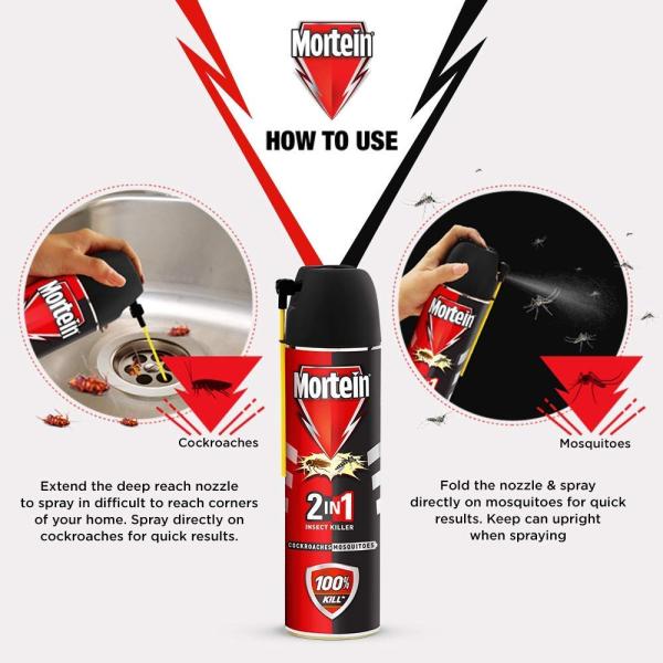 Mortein 2-in-1 All Insect Killer Spray 425 ml - Image 5