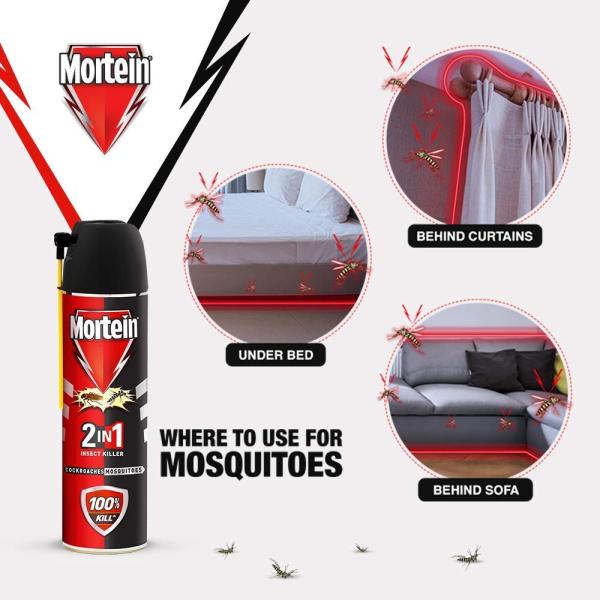 Mortein 2-in-1 All Insect Killer Spray 425 ml - Image 4