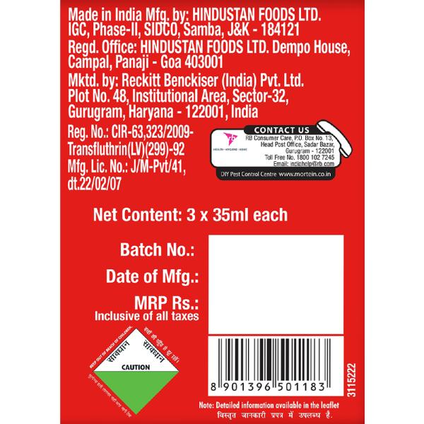 Mortein Insta Mosquito Repellent Refill 35 ml (Buy 2 Get 1 Free) - Image 5