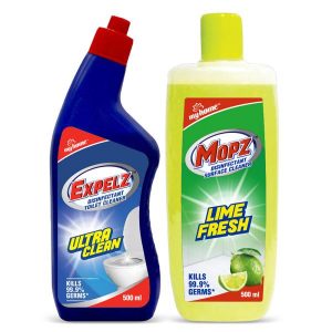 My Home Expelz & Mopz Lime Fresh Cleaning Combo Pack (500 ml + 500 ml)