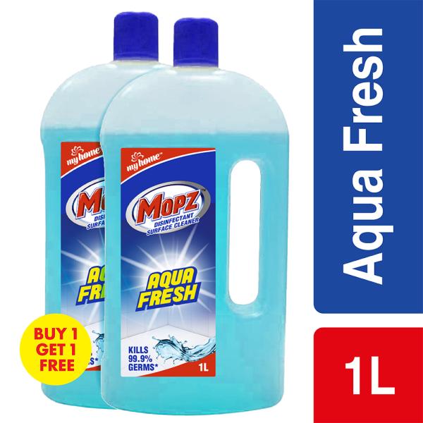 My Home Mopz Aqua fresh Disinfectant Surface Cleaner 1 L (Buy 1 Get 1 Free)