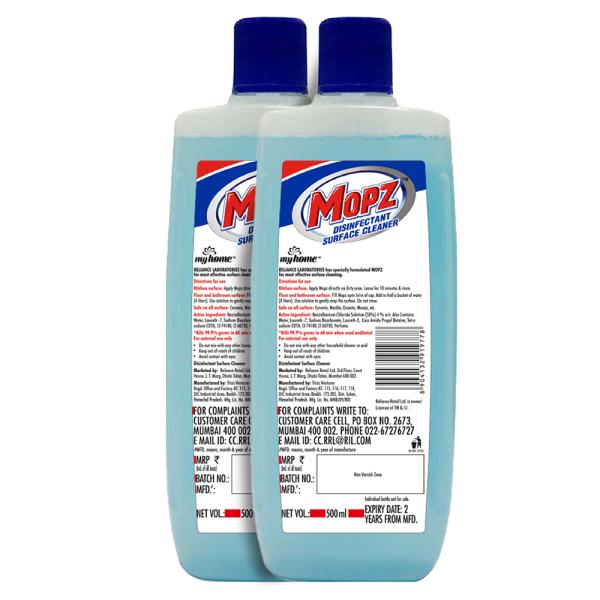 My Home Mopz Aqua fresh Disinfectant Surface Cleaner 500 ml (Buy 1 Get 1 Free) - Image 7