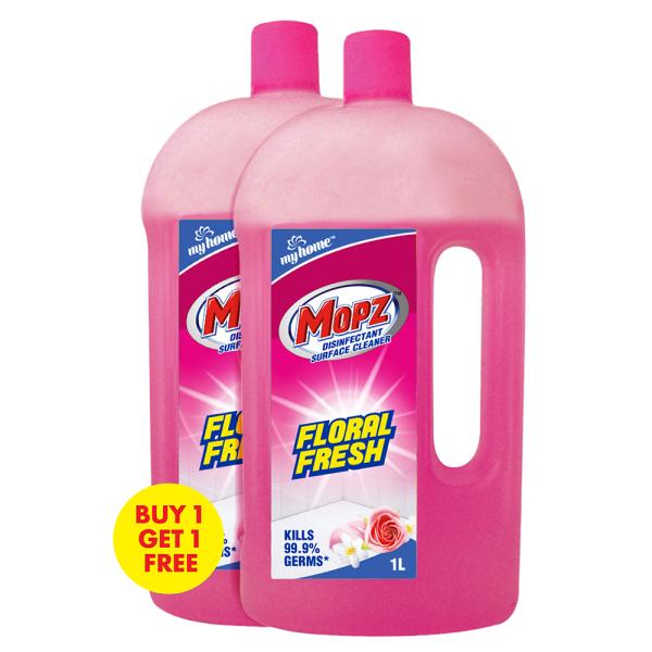My Home Mopz Floral Fresh Disinfectant Surface Cleaner 1 L (Buy 1 Get 1 Free) - Image 9