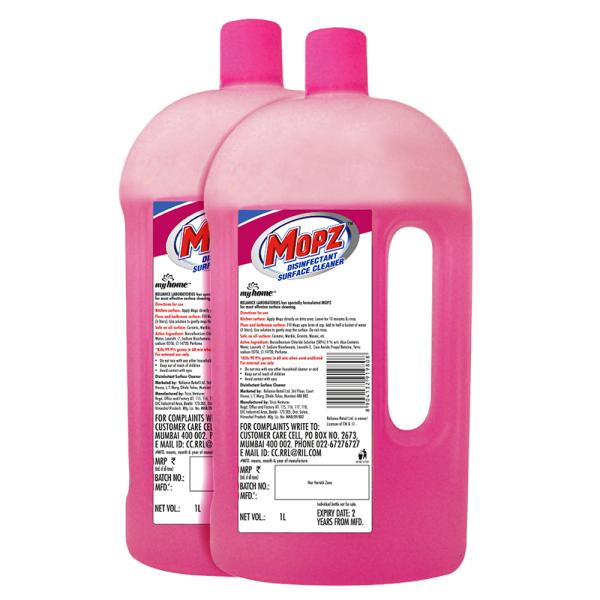 My Home Mopz Floral Fresh Disinfectant Surface Cleaner 1 L (Buy 1 Get 1 Free) - Image 8