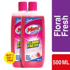 My Home Mopz Floral Fresh Disinfectant Surface Cleaner 500 ml ( Buy1 Get 1 Free)