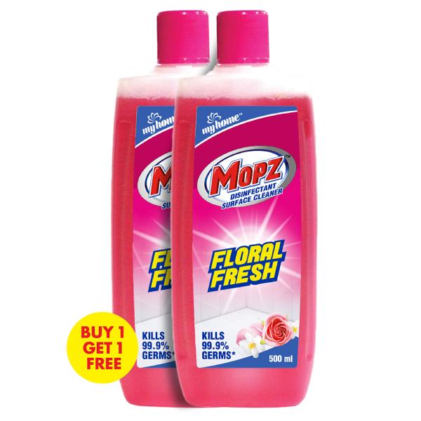 My Home Mopz Floral Fresh Disinfectant Surface Cleaner 500 ml ( Buy1 Get 1 Free) - Image 9