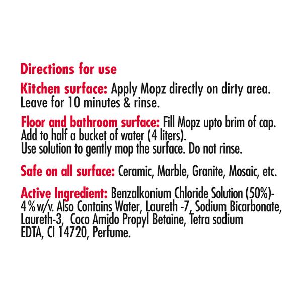 My Home Mopz Floral Fresh Disinfectant Surface Cleaner 500 ml ( Buy1 Get 1 Free) - Image 7