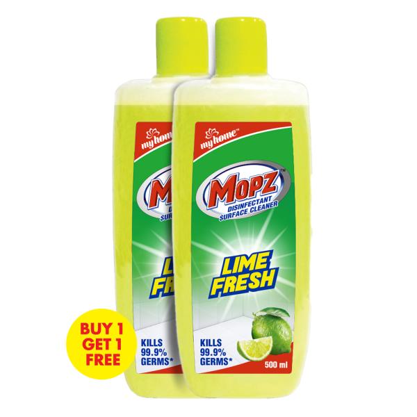 My Home Mopz Lime Fresh Disinfectant Surface Cleaner 500 ml (Buy 1 Get 1 Free) - Image 9