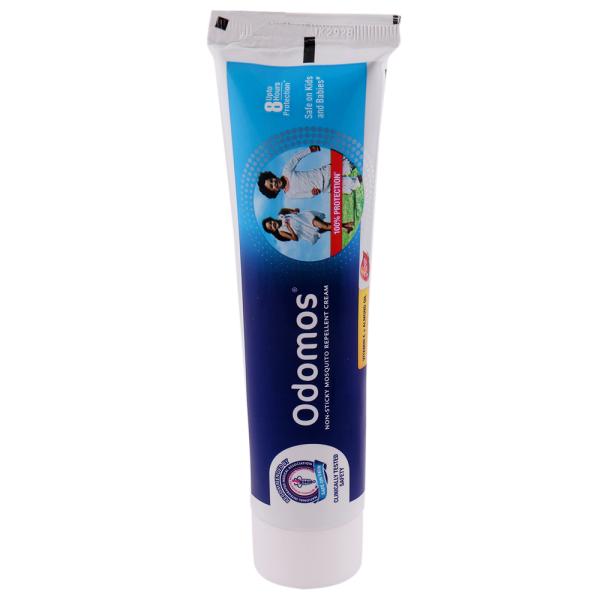Odomos Non-sticky Mosquito Repellent Cream with Vitamin E + Almond Oil 100 g - Image 7