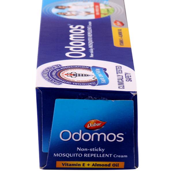 Odomos Non-sticky Mosquito Repellent Cream with Vitamin E + Almond Oil 100 g - Image 2