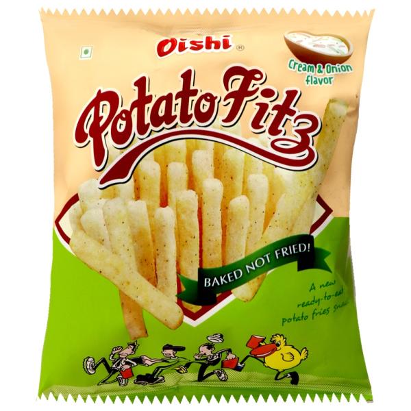 Oishi Cream & Onion Potato Fitz 65 g