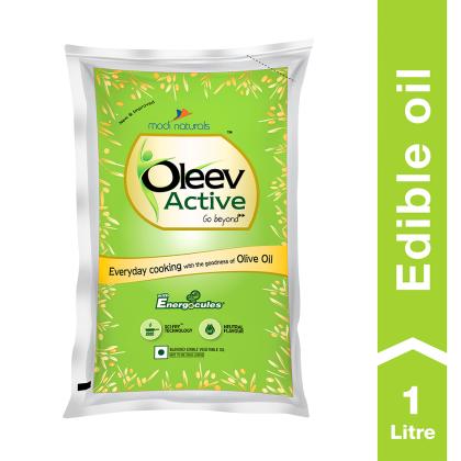 Oleev Active Blended Edible Vegetable Oil 1 L - Image 3