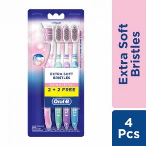 Oral-B Sensitive Whitening (Extra Soft) Toothbrush (Buy 2 Get 2 Free)