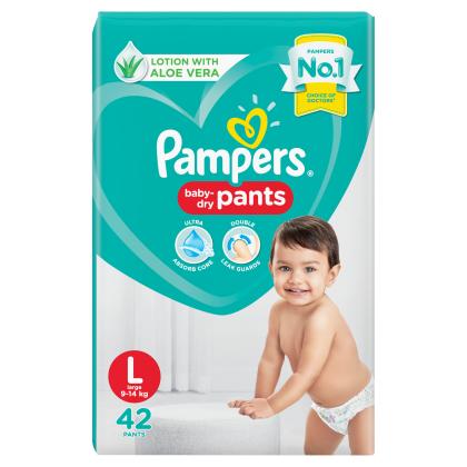 Pampers Pants Size 4 Baby-Dry ,9-14 Kg