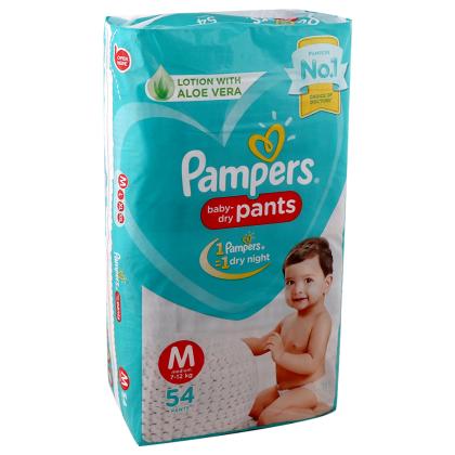 Pampers Baby Dry Pants (M) 50 count (7 - 12 kg) - Image 2