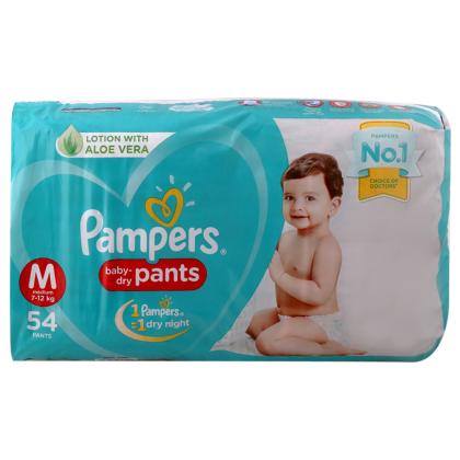 Pampers Baby Dry Pants (M) 50 count (7 - 12 kg) - Image 3