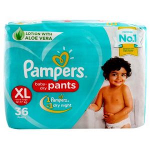 Pampers Baby Dry Pants (XL) 34 count (12 - 17 kg)