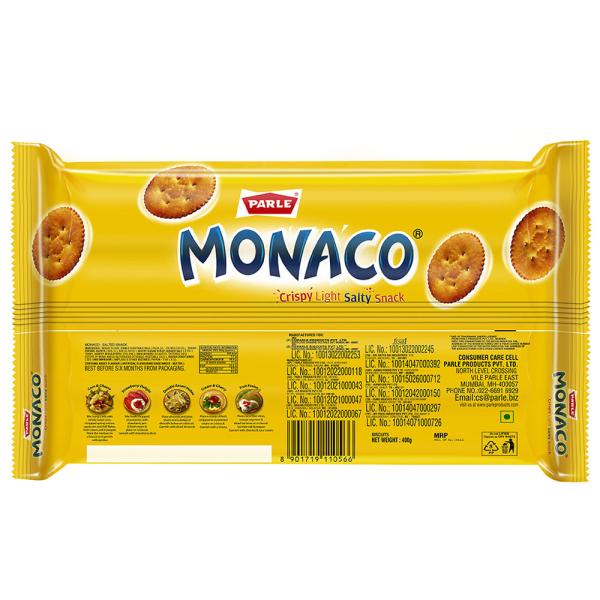 Parle Monaco Classic Regular Salted Biscuits 400 g - Image 11