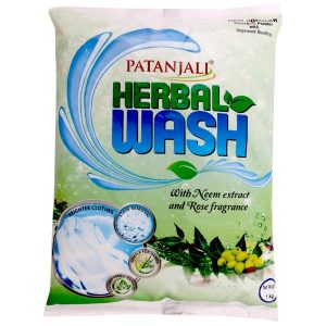 Patanjali Herbal Wash Neem and Rose Detergent Powder 1 kg